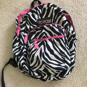 Zebra Print Trans by Jansport Backpack